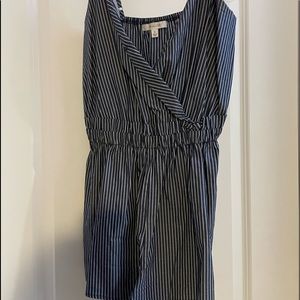 Stripped blue romper